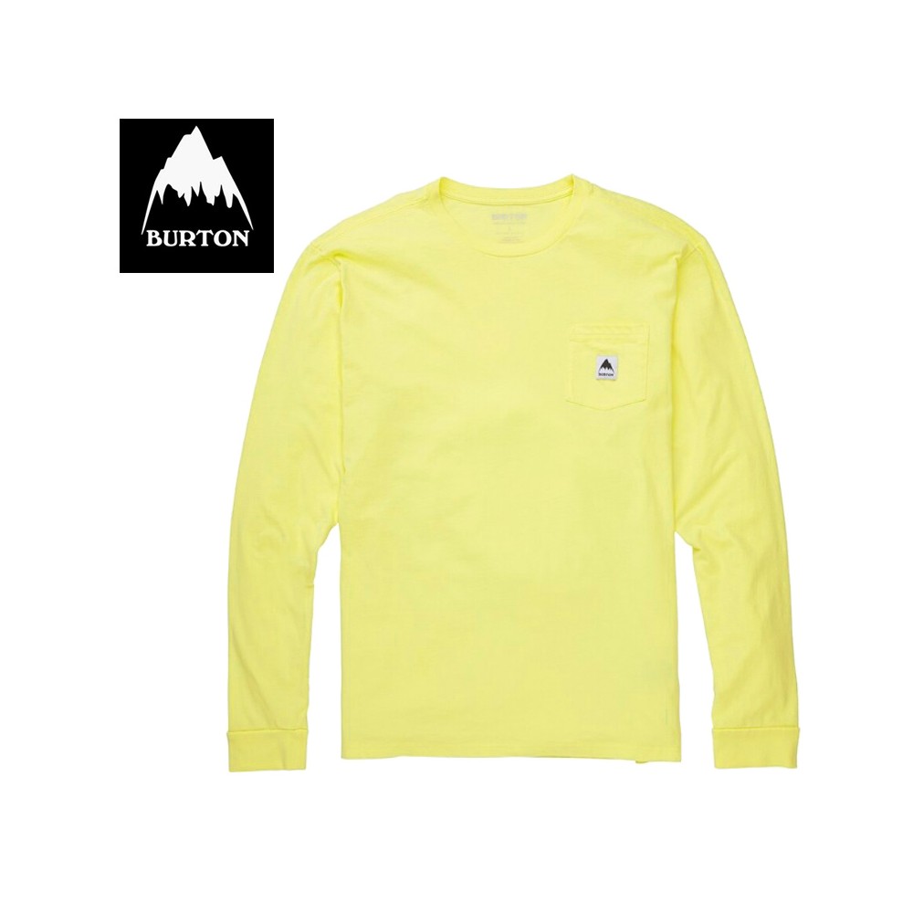 T-shirt BURTON Colfax Jaune Homme