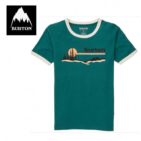 Tee-shirt BURTON Carlow Vert Femme