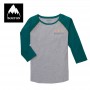 Tee-shirt BURTON Caratunk Raglan Gris/Vert Femme