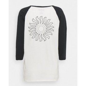 Tee-shirt BURTON Caratunk Raglan Crème/Noir Femme