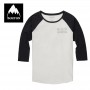 Tee-shirt BURTON Caratunk Raglan Crème/Noir Femme