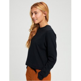 Sweat fin BURTON Larosa Crop Noir Femme