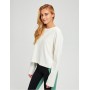 Sweat fin BURTON Larosa Crop Crème Femme