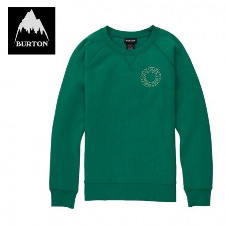 Sweat BURTON Keeler Crew Vert Femme