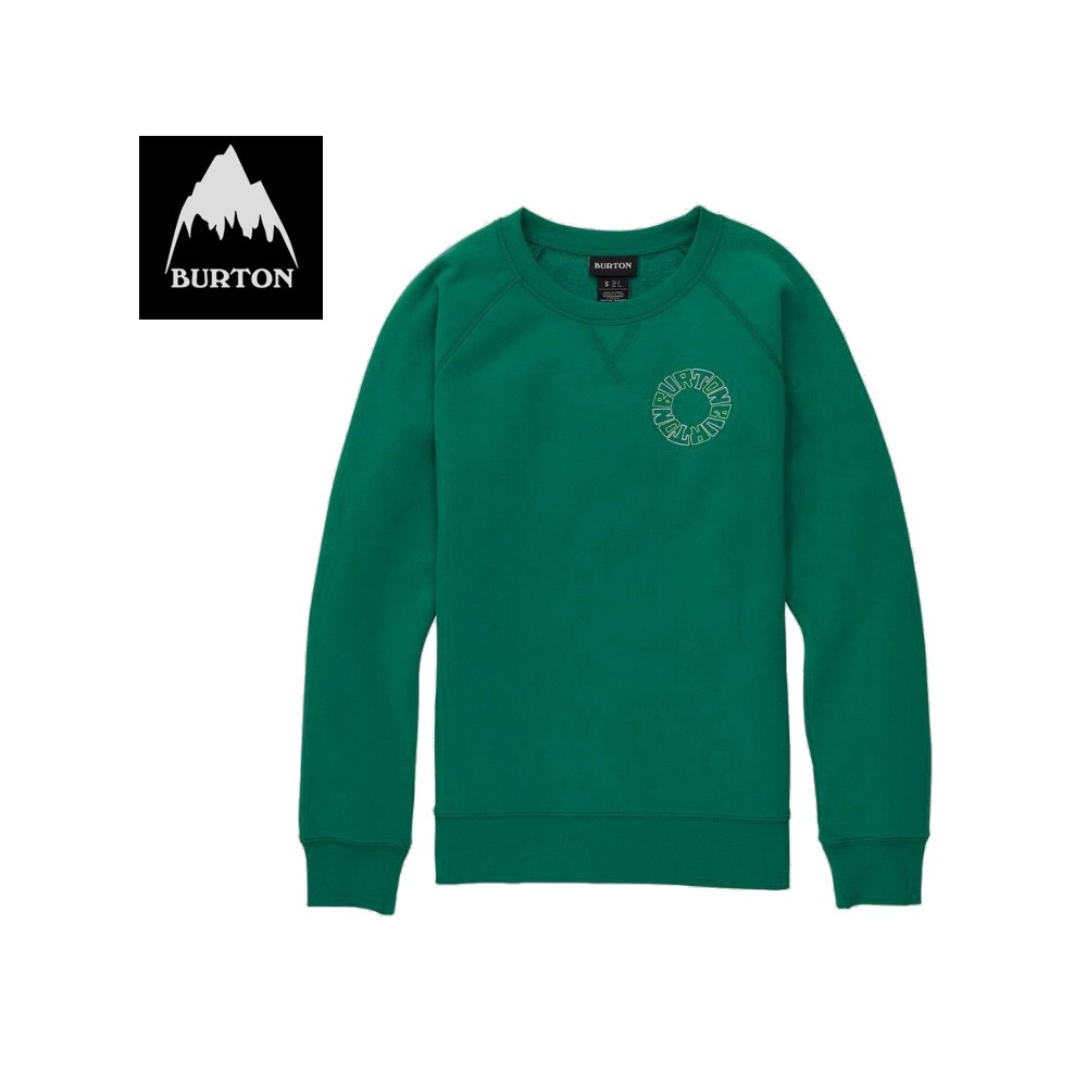 Sweat BURTON Keeler Crew Vert Femme