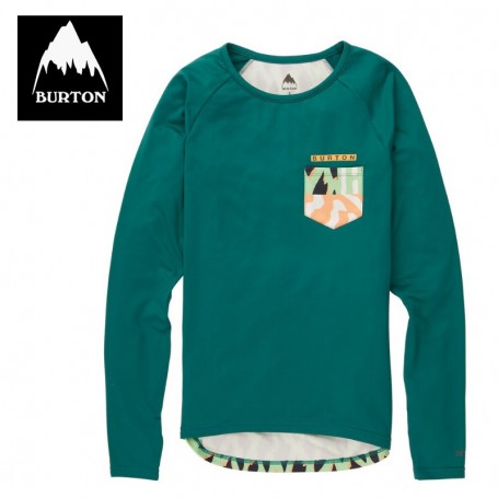 Maillot technique BURTON WB Tech T Vert Femme