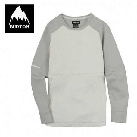 Sweat technique BURTON Multipath Grid Gris Femme