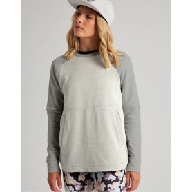 Sweat technique BURTON Multipath Grid Gris Femme