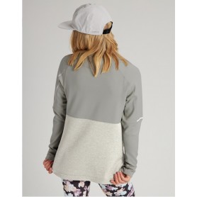 Sweat technique BURTON Multipath Grid Gris Femme