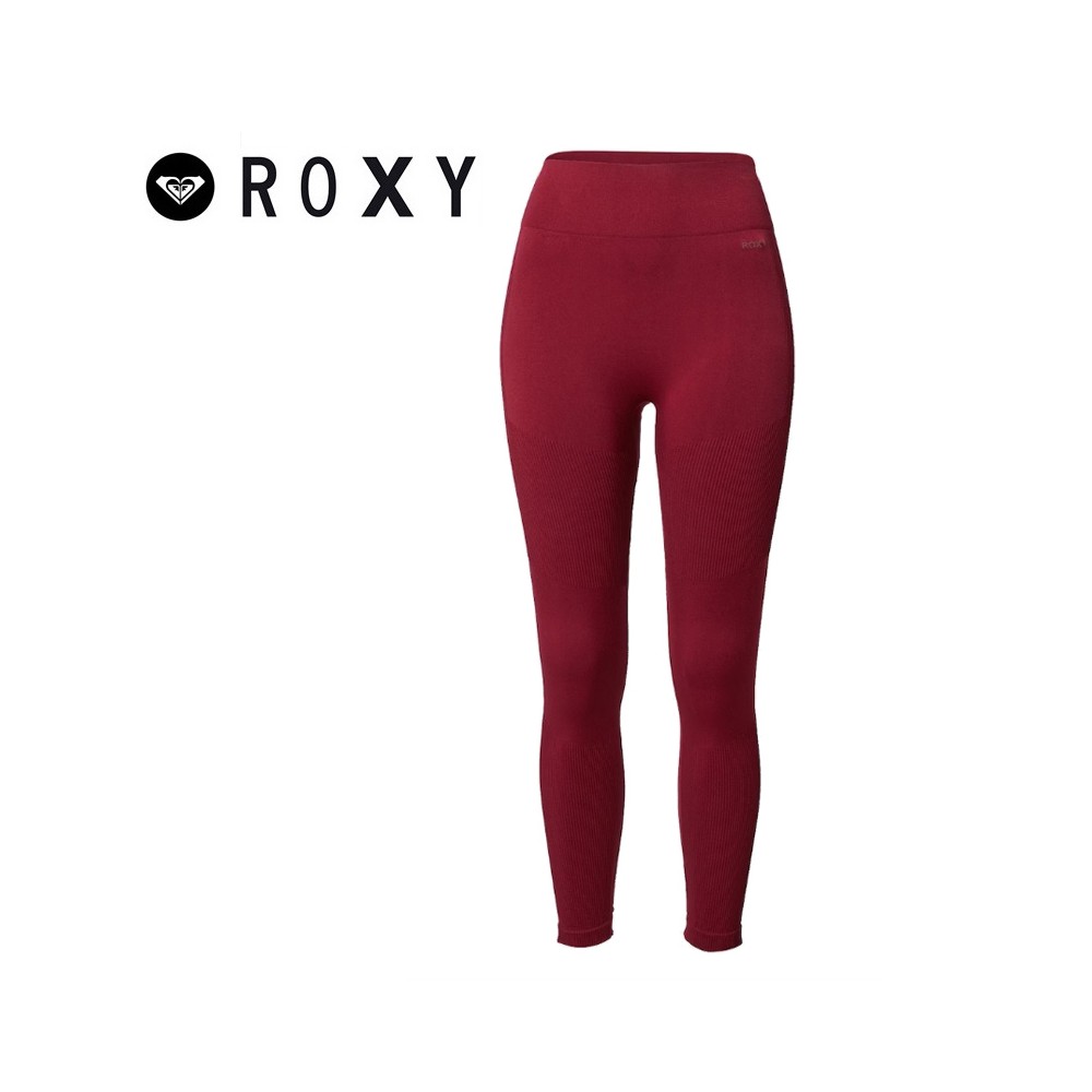 Collant long ROXY Proud of Beeing Bordeaux Femme