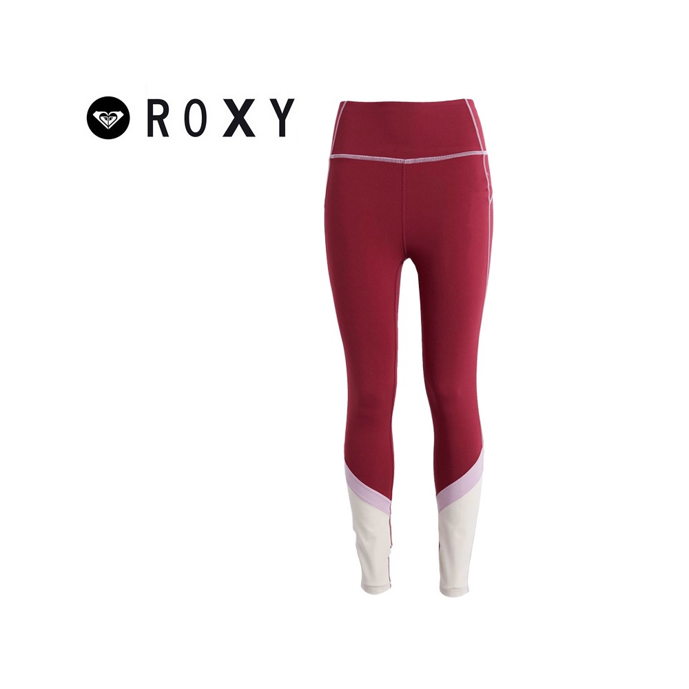 Collant long ROXY Any Other Day Bordeaux Femme