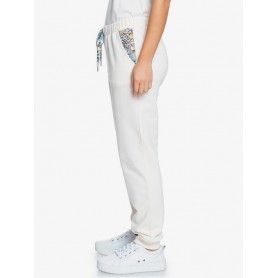 Pantalon jogging ROXY Marine Bloom Crème Femme