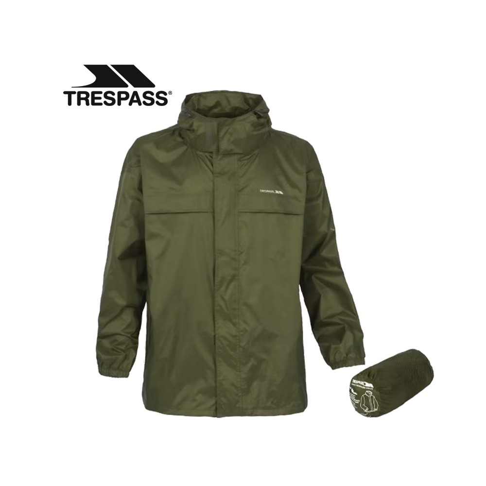 Veste imperméable TRESPASS Packa Kaki Junior