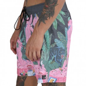 Boardshort RVCA Nightscape Trunk Multicolore Homme