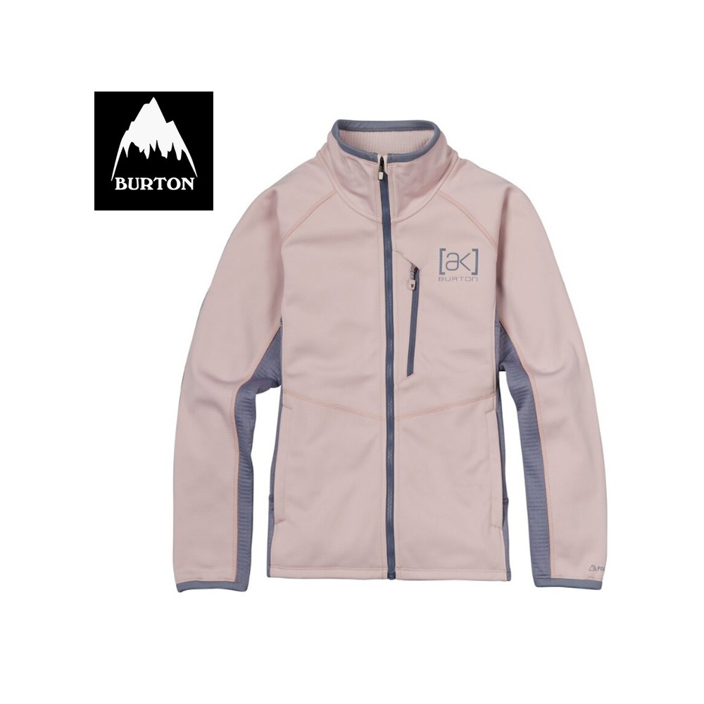 Veste BURTON Ak Helium Grid FZ Violet / Rose Femme