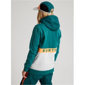 Anorak softshell BURTON Crown WPF Performance Vert / Orange Femme