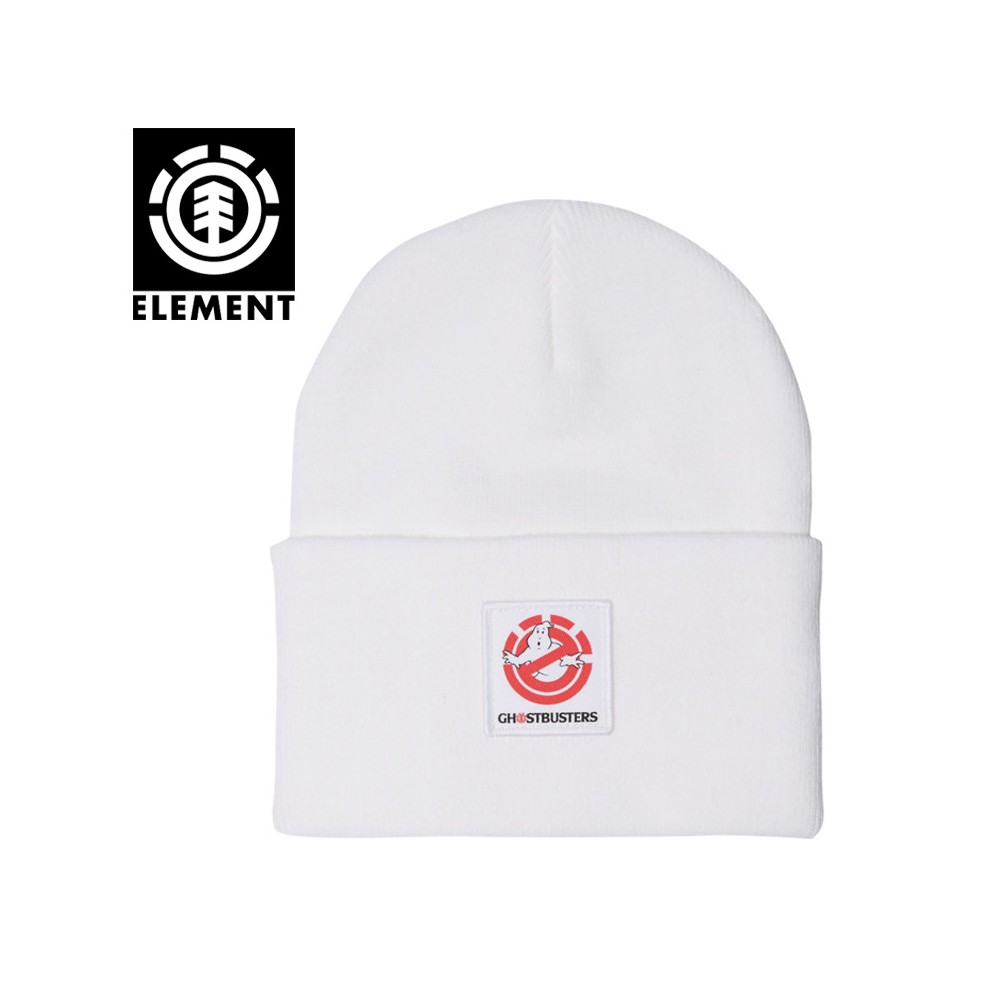 Bonnet à revers ELEMENT Ghostbusters Dusk Blanc Unisexe