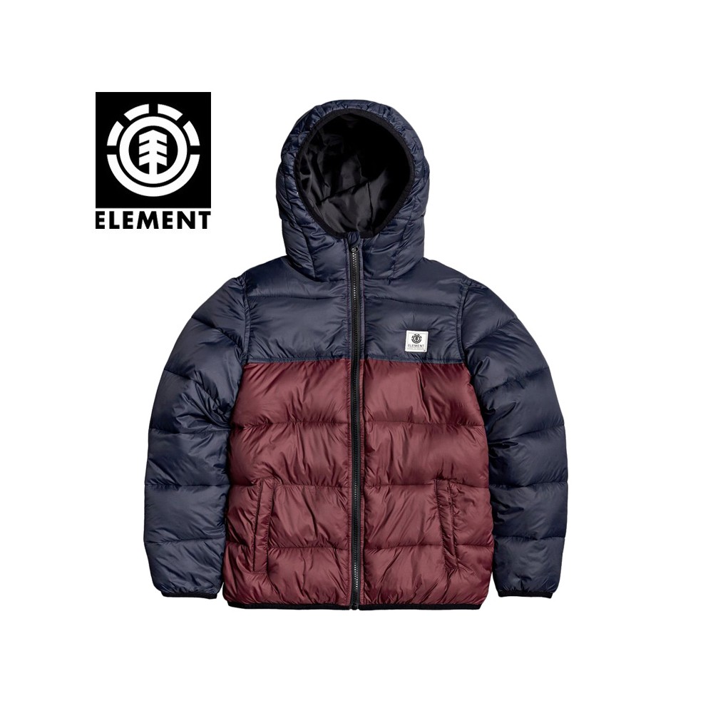 Doudoune ELEMENT Alder Avalanche Bleu / Lie de vin Junior