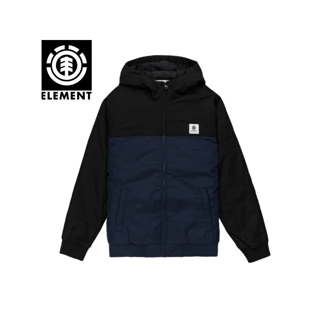 Blouson ELEMENT Dulcey Two Tones Noir / Bleu marine Garcon