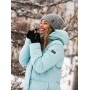 Manteau ROXY Abbie Bleu ciel Femme