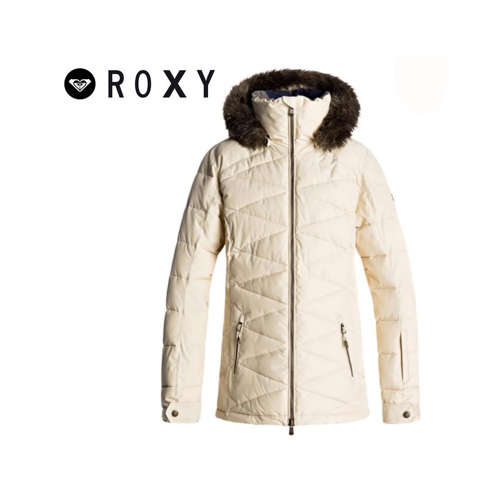 Veste de ski ROXY Quinn Crème Femme