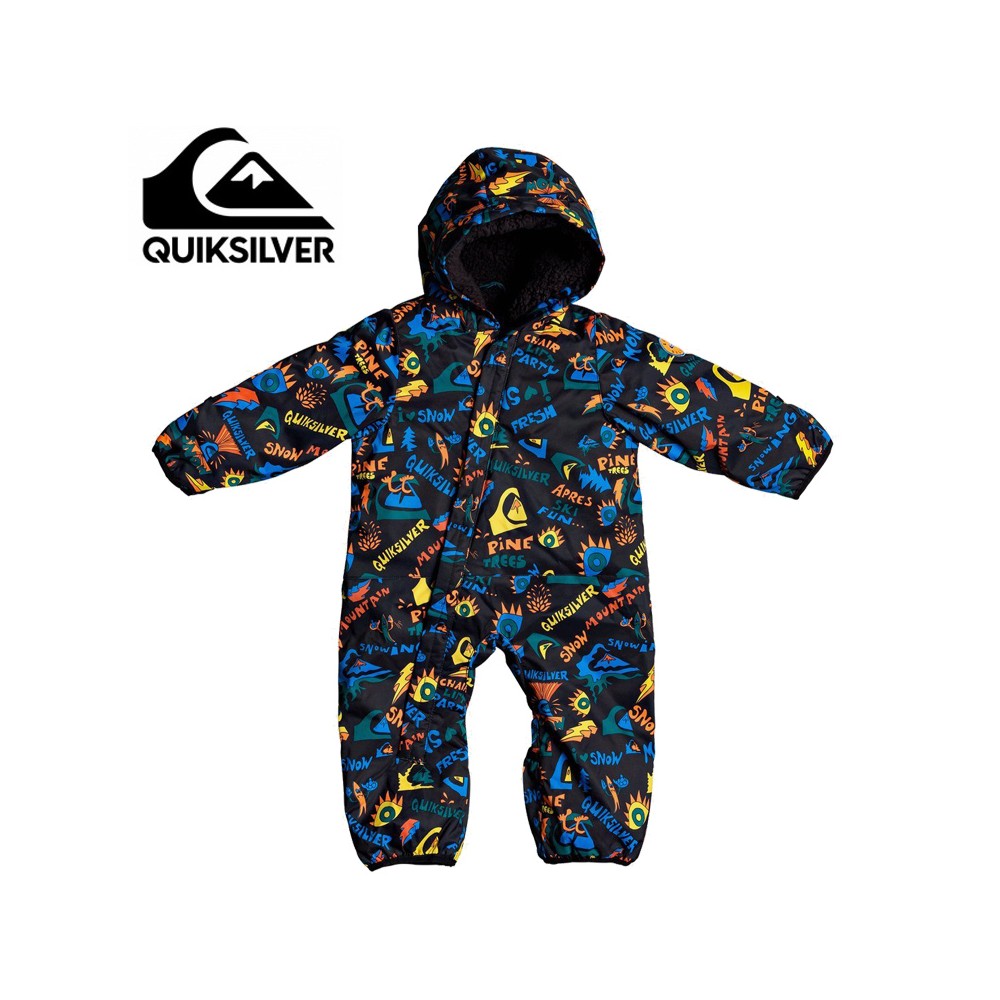 Combinaison pilote QUIKSILVER Baby Suit Noir BB Garcon