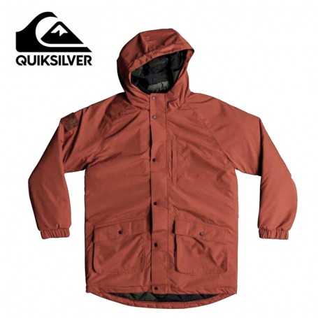 Parka QUIKSILVER Mitake Smash Rouille Garcon