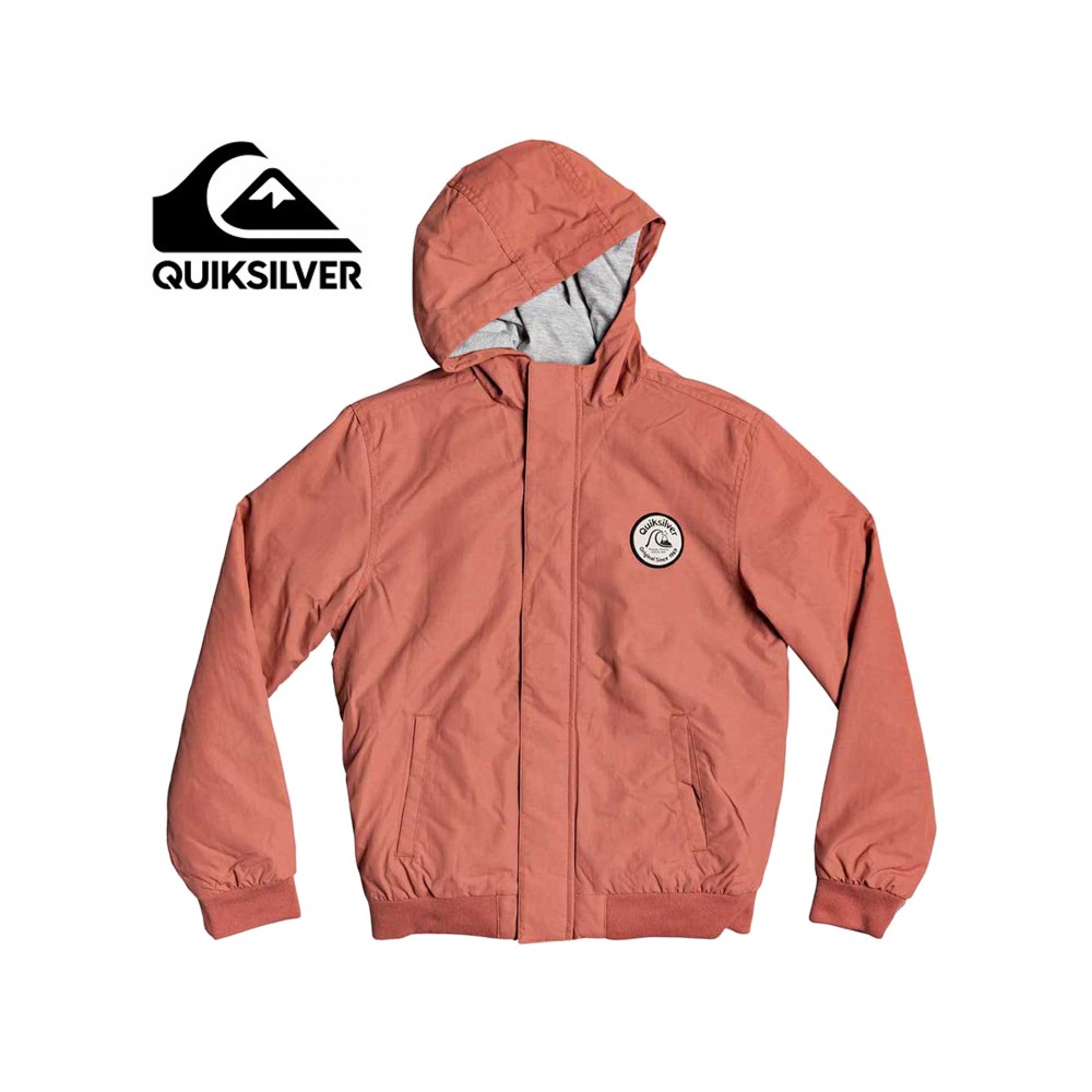 Veste QUIKSILVER Choppy Impact Rouille Garcon