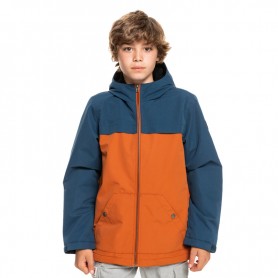 Parka QUIKSILVER  Waiting Period  Bleu / Orange Garçon