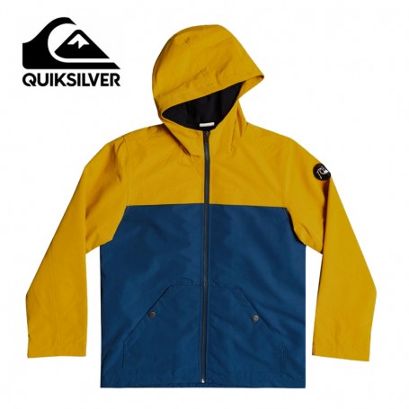 Parka QUIKSILVER  Waiting Period  Jaune / Bleu Garçon