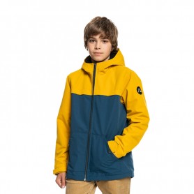 Parka QUIKSILVER  Waiting Period  Jaune / Bleu Garçon