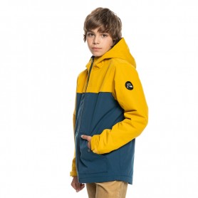 Parka QUIKSILVER  Waiting Period  Jaune / Bleu Garçon