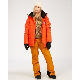 Doudoune de ski BILLABONG Down Rider Orange feu Femme