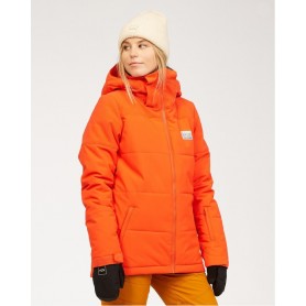 Doudoune de ski BILLABONG Down Rider Orange feu Femme