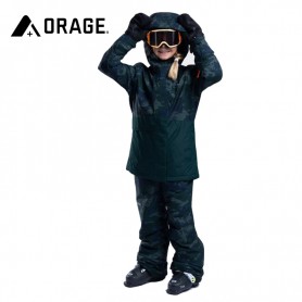 Veste de ski ORAGE Lola Vert Forêt Fille