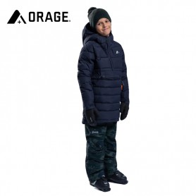 Anorak de ski ORAGE Nootka Bleu marine Junior