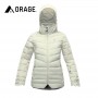 Doudoune de ski ORAGE Riya Ecru Femme