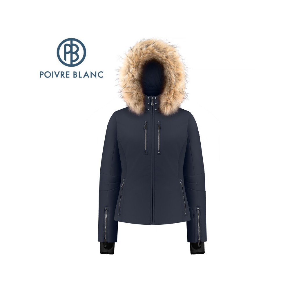 Veste de ski POIVRE BLANC W21-0800 WO/A Bleu marine Femme