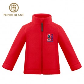 Veste polaire POIVRE BLANC W21-1510 BBBY Rouge BB Garcon