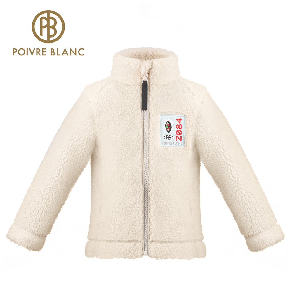 Veste polaire POIVRE BLANC W21-1510 BBBY Ecru BB Garcon