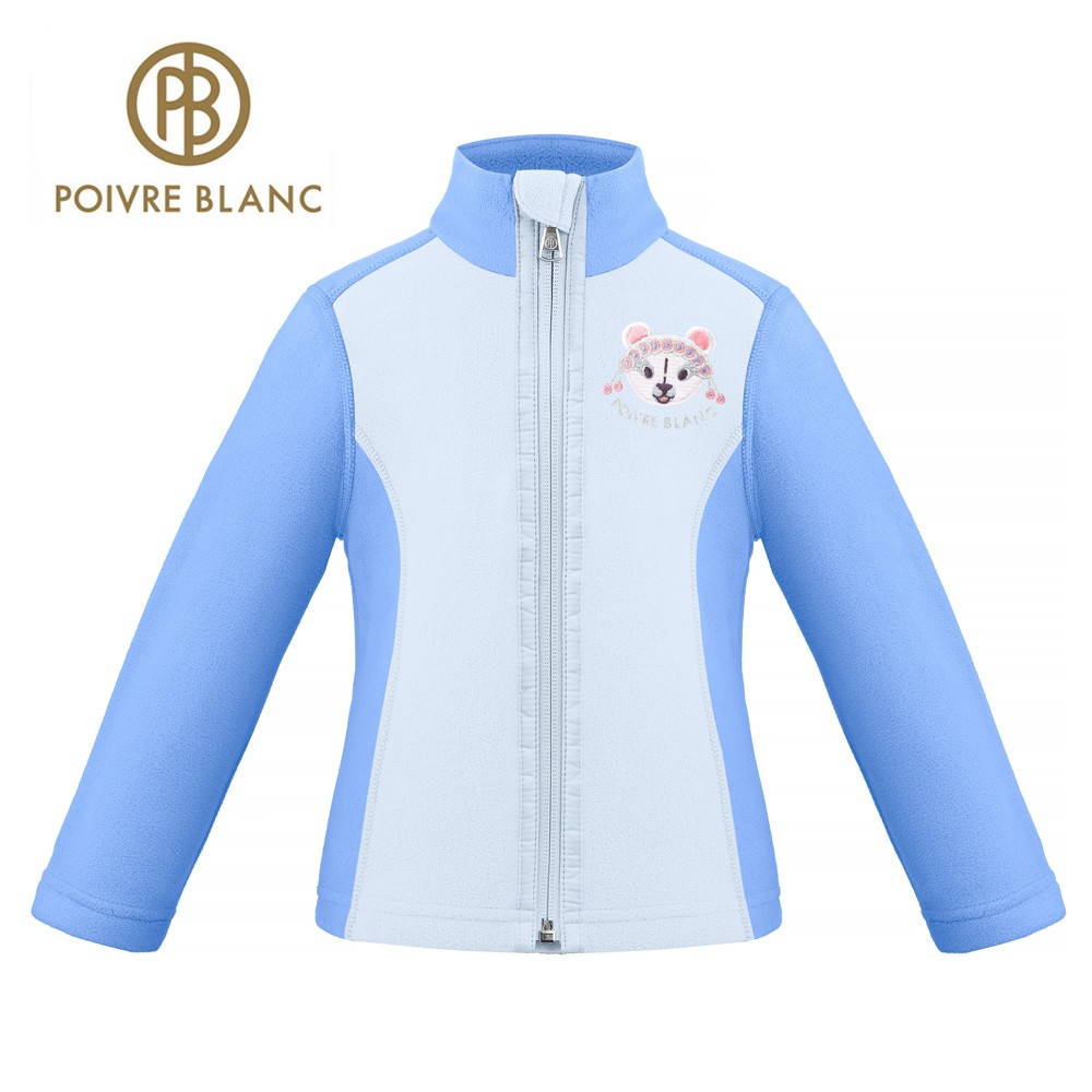 Veste polaire POIVRE BLANC W21-1500 BBGL/N Bleu BB Fille