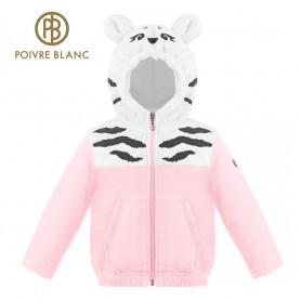 Veste polaire POIVRE BLANC W21-1606 BBGL Rose BB Fille