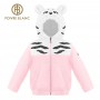 Veste polaire POIVRE BLANC W21-1606 BBGL Rose BB Fille