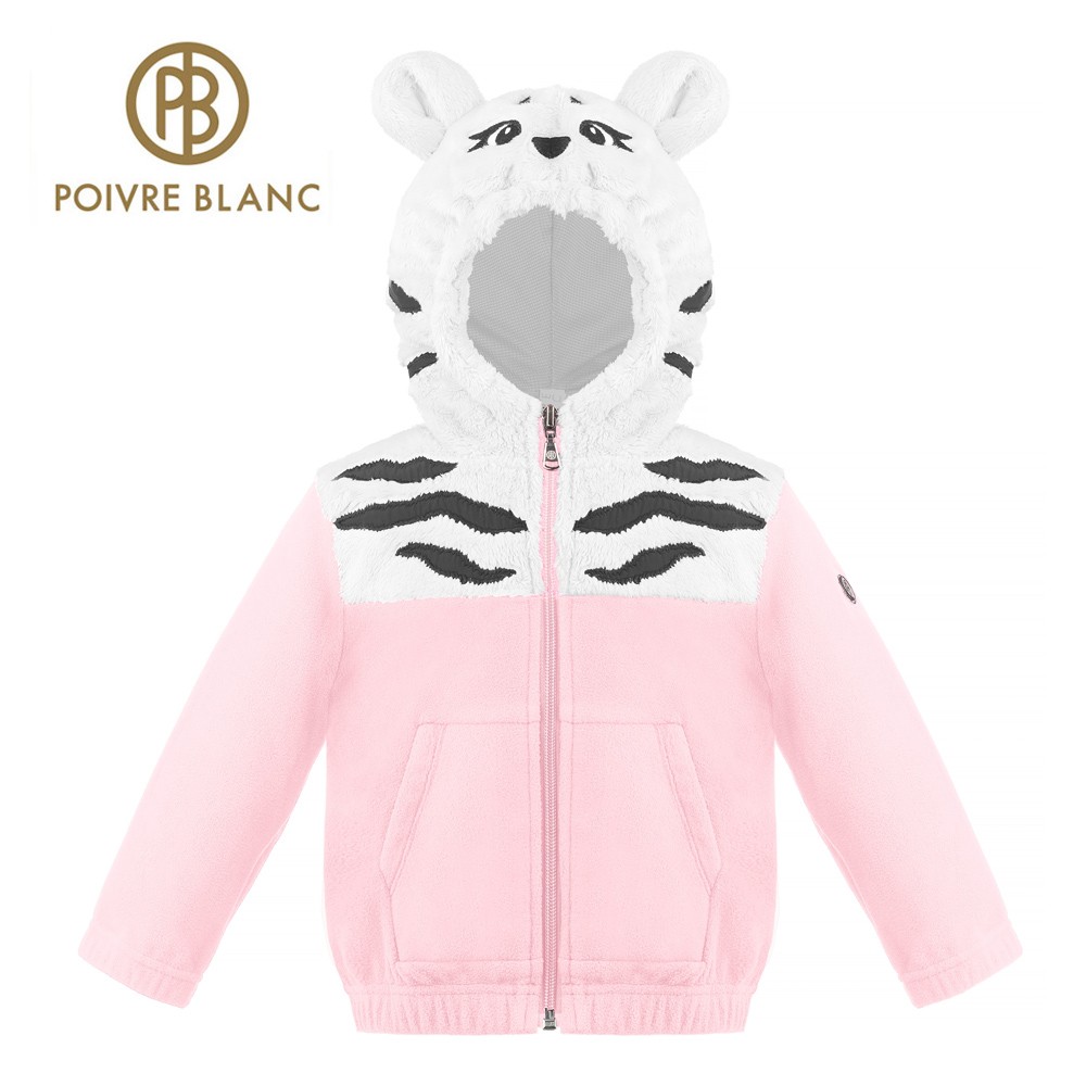 Veste polaire POIVRE BLANC W21-1606 BBGL Rose BB Fille