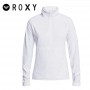 Sweat polaire zippée ROXY Cascade Blanc Femme