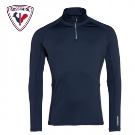 Maillot thermique ROSSIGNOL Classique 1/2 zip Bleu marine Homme