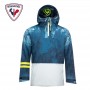 Anorak de ski ROSSIGNOL Exces Ride Free Bleu marbré Homme