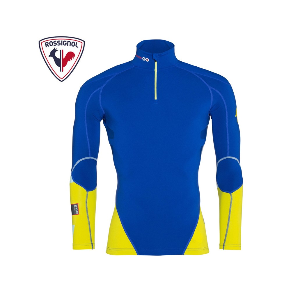 Maillot ROSSIGNOL Infini Compression Bleu électrique Hommme