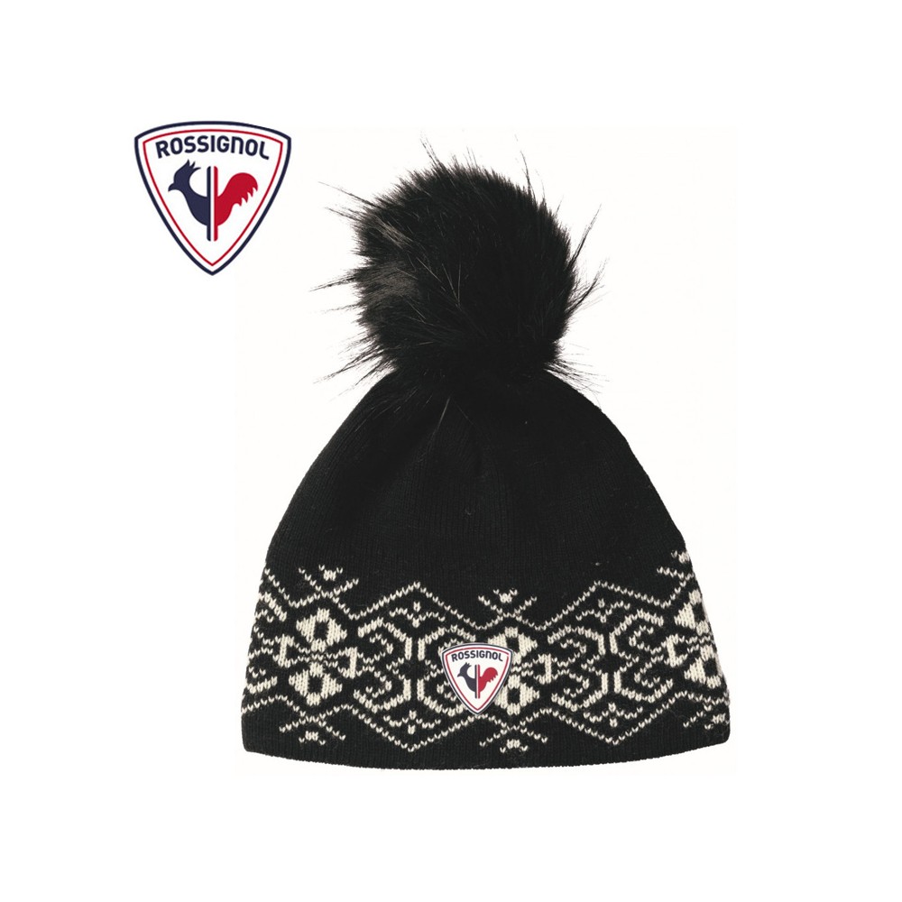 Bonnet de ski ROSSIGNOL Lizy Noir Femme