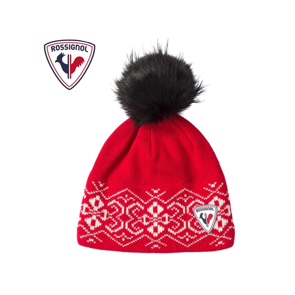 Bonnet de ski ROSSIGNOL Lizy Rouge Femme